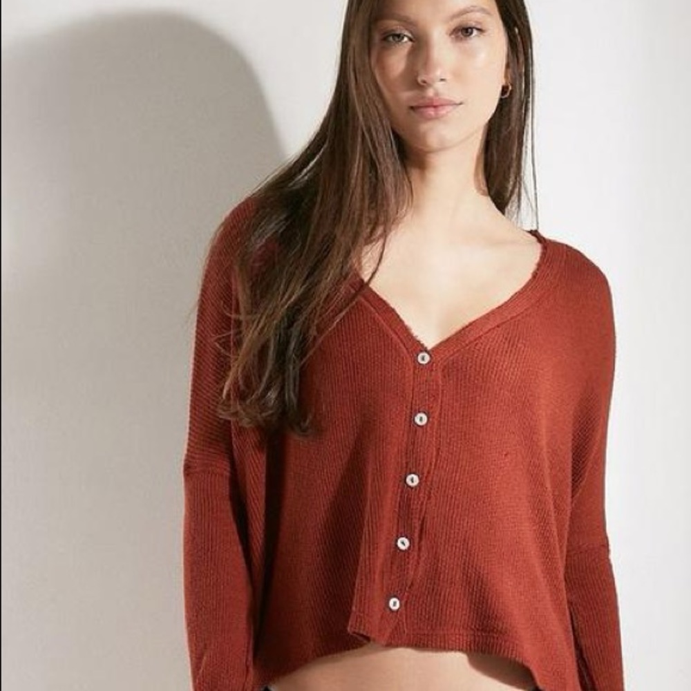 Courtney Waffle Knit Cardigan - Out from Under
